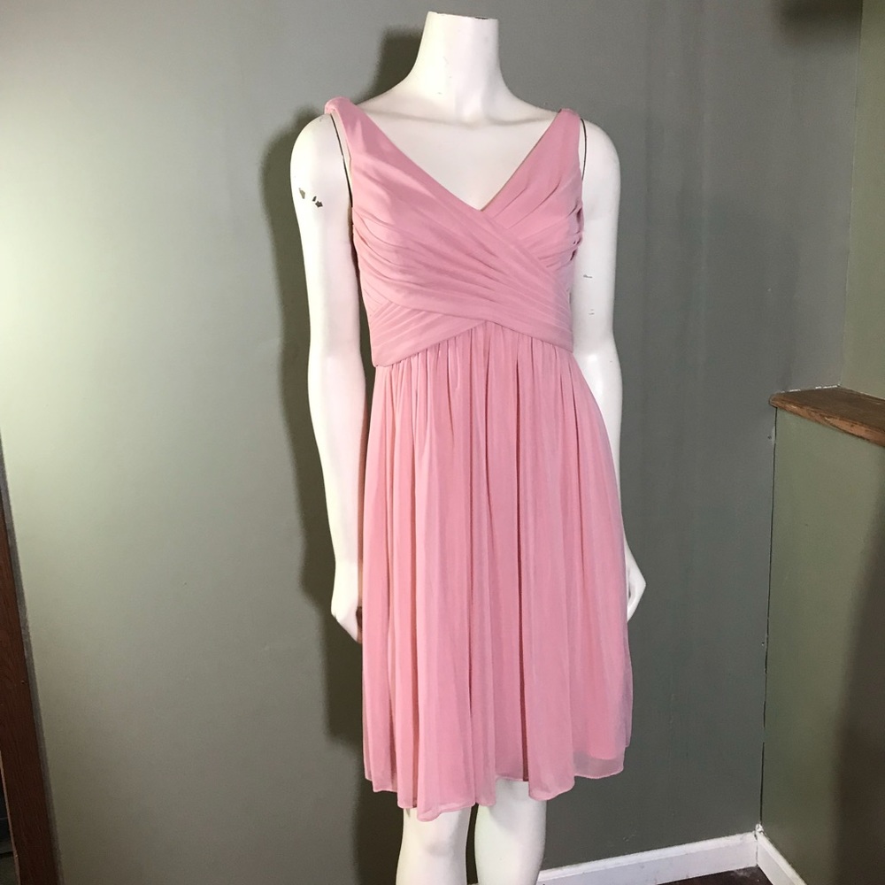 Pink David’s Bridal Dress